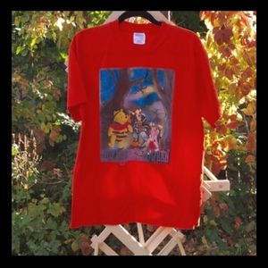 Vintage? Pooh Piglet Tigger Eeyore Halloween T-shirt Women's L